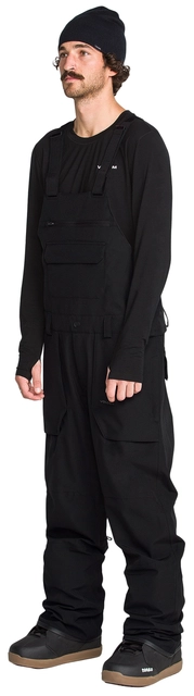 Volcom Roan Bib Overall Black - L 
