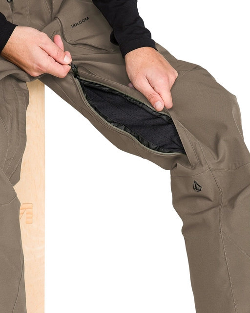 Volcom Roan Bib Overall Teak - L 