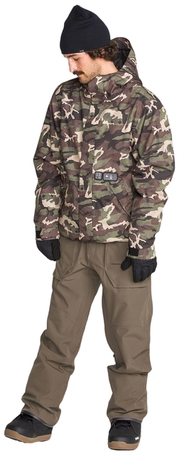 Volcom Roan Bib Overall Teak - L 