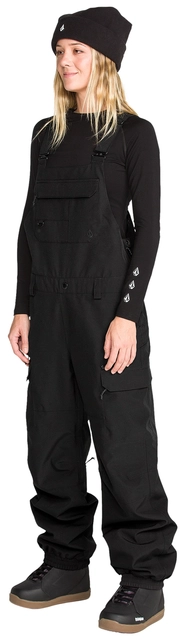 Volcom Creston 3D Stretch Bib Overall Black - L 