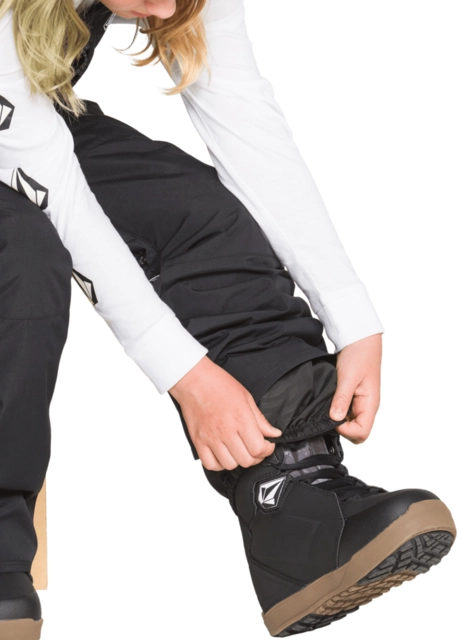 Volcom Barkley Ins Bib Overall Black - L/12år 