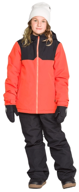 Volcom Barkley Ins Bib Overall Black - L/12år 