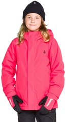 Volcom Sass'N'Frass Ins Jacket Bright Cherry - L/12år