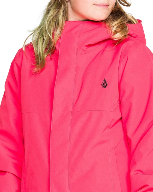 Volcom Sass'N'Frass Ins Jacket Bright Cherry - L/12år 