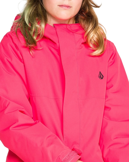Volcom Sass'N'Frass Ins Jacket Bright Cherry - L/12år 