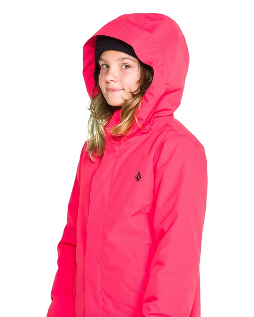 Volcom Sass'N'Frass Ins Jacket Bright Cherry - L/12år 