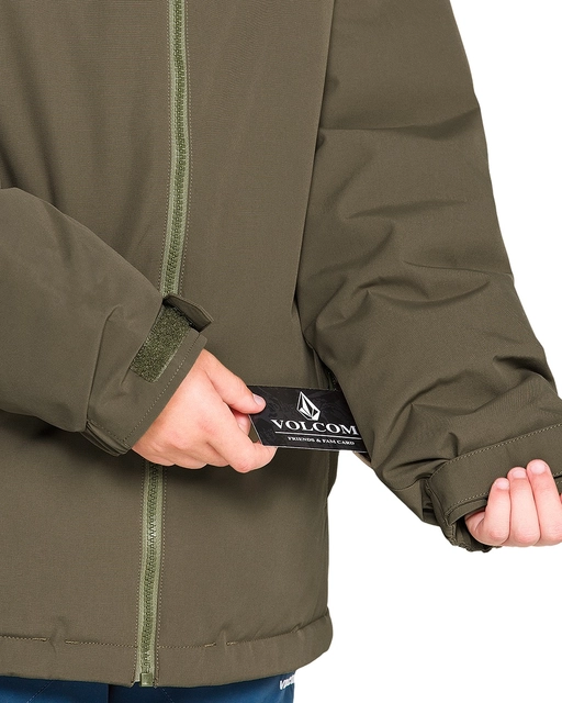 Volcom Stone.91 Ins Jacket Teak - L/12år 