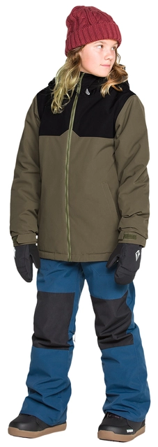 Volcom Stone.91 Ins Jacket Teak - L/12år 