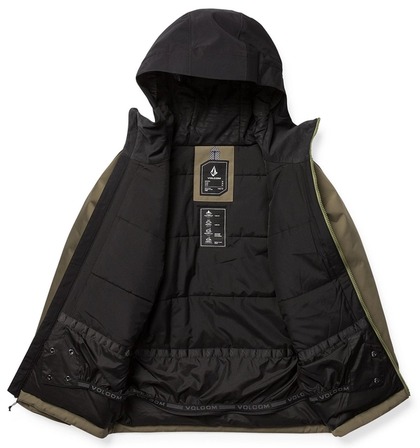 Volcom Stone.91 Ins Jacket Teak - L/12år 
