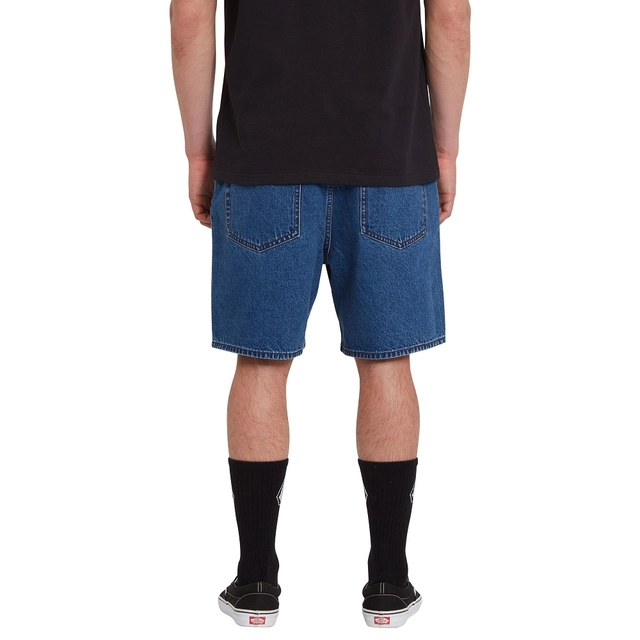 Volcom Billow Denim Short Oliver Mid Blue - 36 