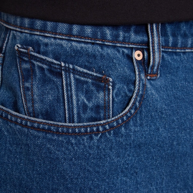 Volcom Billow Denim Short Oliver Mid Blue - 36 