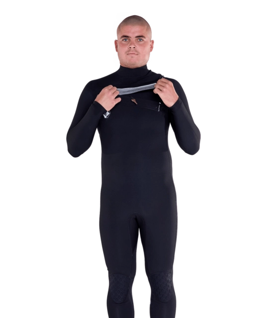 Volcom 4/3mm Chest Zip Fullsuit Black - S 
