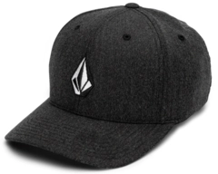 Volcom Full Stone Hthr Flexfit Hat Charcoal Heather - S/M