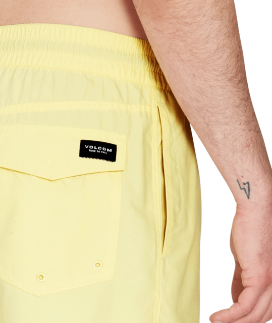 Volcom Lido Solid Trunk 16 Dawn Yellow - S 