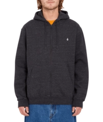 Volcom Sngl Stn Zip Fleece Heather Black - S