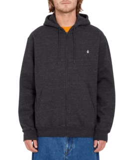 Volcom Sngl Stn Zip Fleece Heather Black