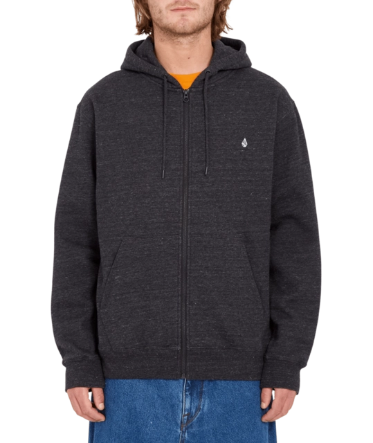 Volcom Sngl Stn Zip Fleece Heather Black - S 