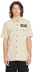 Volcom Ent SS Pale Khaki - M