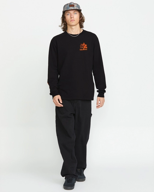 Volcom Excavator LS Tee Black - M 