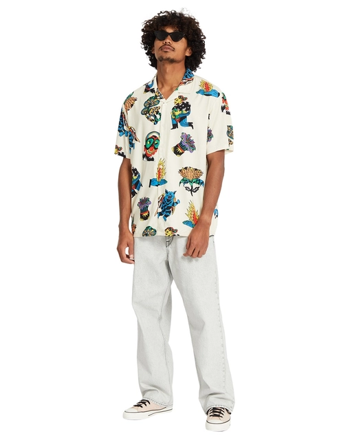 Volcom FA Bob Mollema SS Light Beige - M 