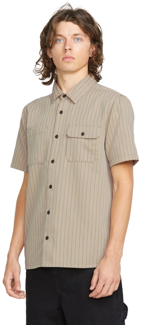 Volcom Trade Stone SS Light Khaki - M 