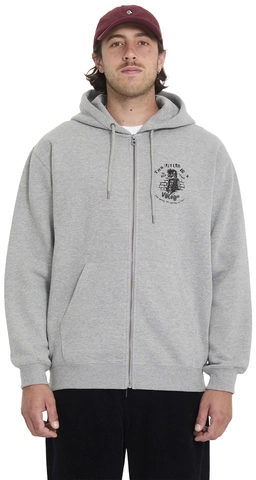 Volcom Catastrophy Zip Heather Grey