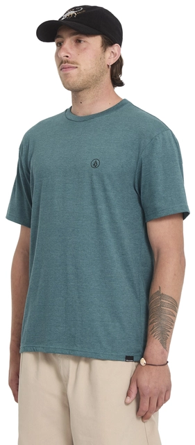 Volcom Circle Blanks HTH SS Tee Rifle Green - M 