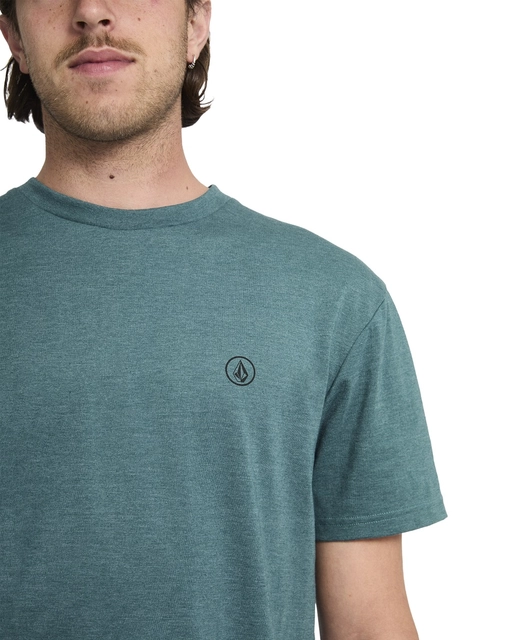 Volcom Circle Blanks HTH SS Tee Rifle Green - M 