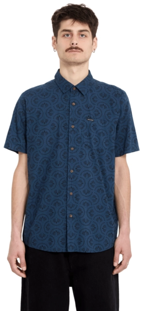 Volcom Scaler Stone Woven SS Midnight Blue - L 