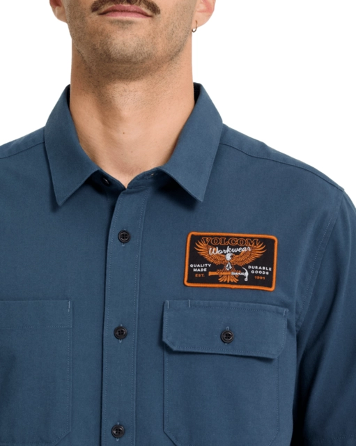 Volcom Slab City SS Midnight Blue - M 