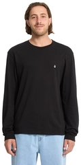 Volcom Stone Blanks Basic LS Tee Black - M