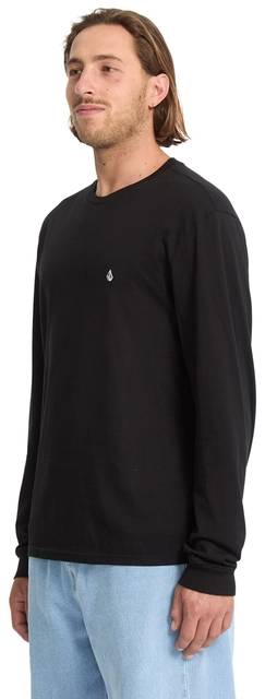 Volcom Stone Blanks Basic LS Tee Black - M 