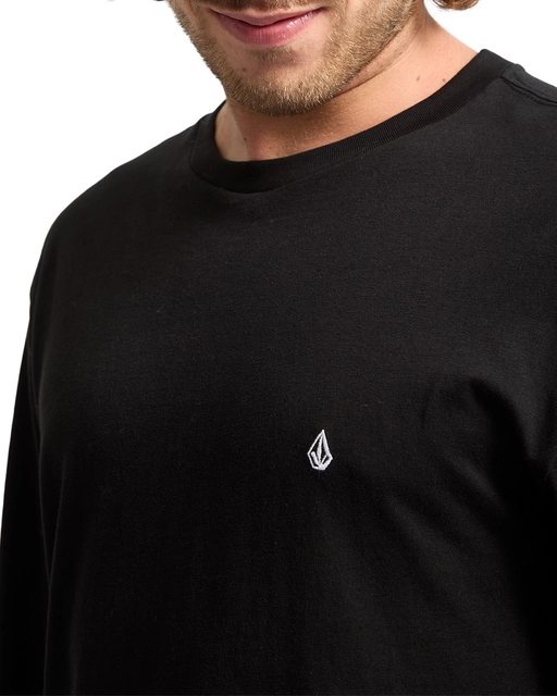 Volcom Stone Blanks Basic LS Tee Black - M 