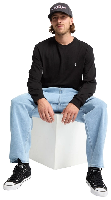 Volcom Stone Blanks Basic LS Tee Black - M 