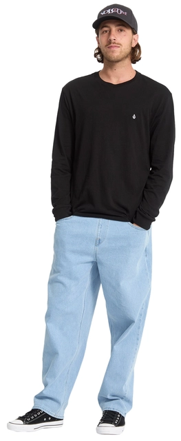 Volcom Stone Blanks Basic LS Tee Black - M 