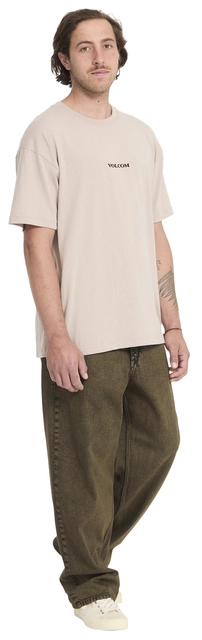 Volcom Stone Loose SS Tee Bark Brown - M 