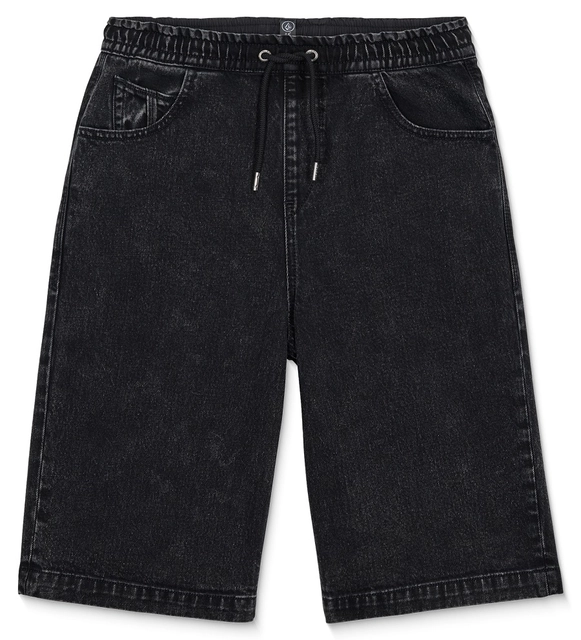 Volcom Freazy Loose Denim EW Short Blackity Black - L/12år 