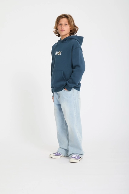 Volcom Watanite Pullover Dust Bowl Indigo - XL/14år 