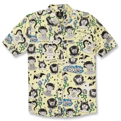 Volcom Surf Vitals Ozzy Woven Glimmer Yellow - S